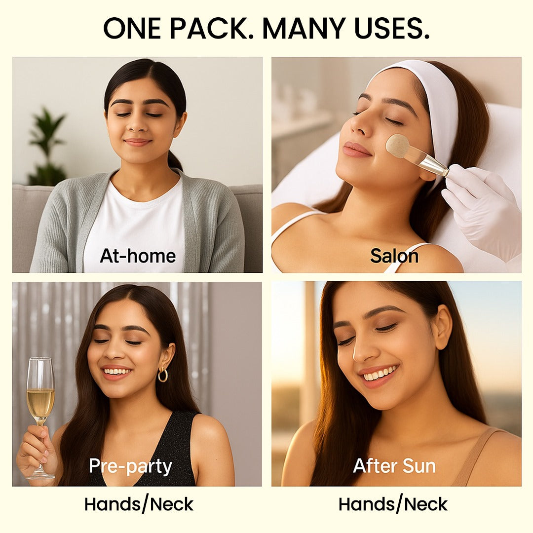 D Tan Face Pack