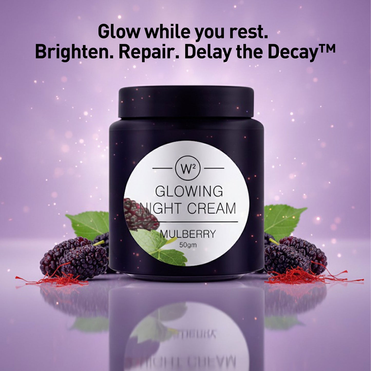 Glowing Night Cream - Mulberry