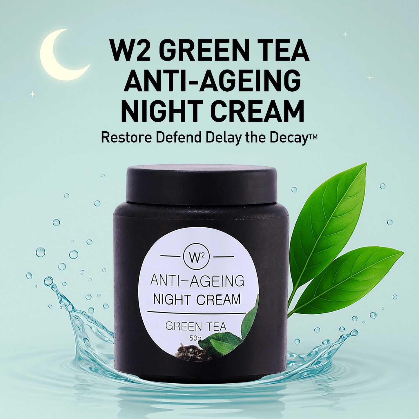 Anti Aging-Night Cream - Green Tea