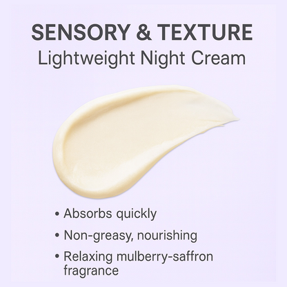 Glowing Night Cream - Mulberry