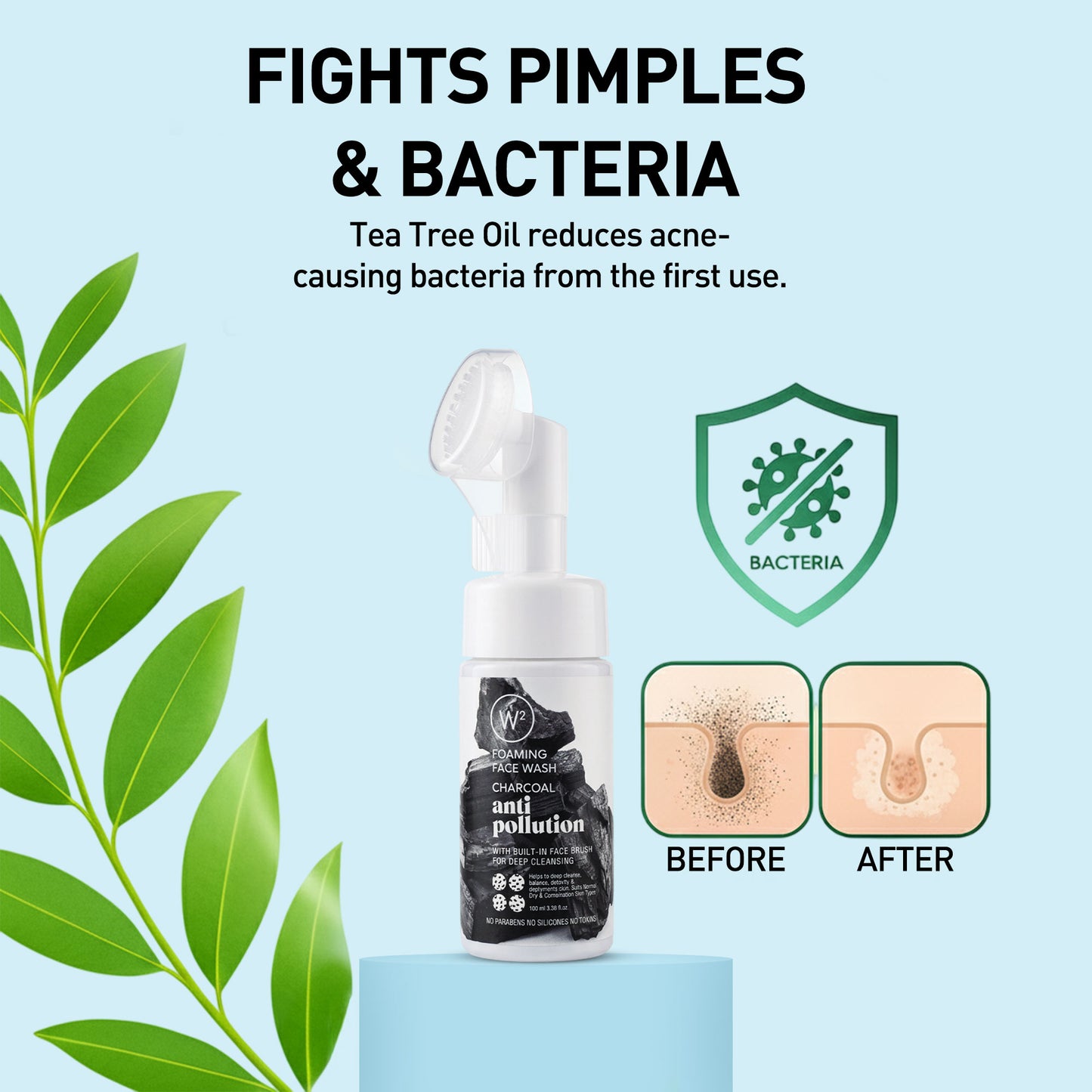 Charcoal Foaming Face Wash