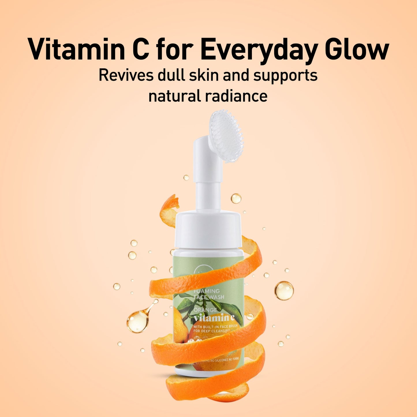 Orange Foaming Face wash