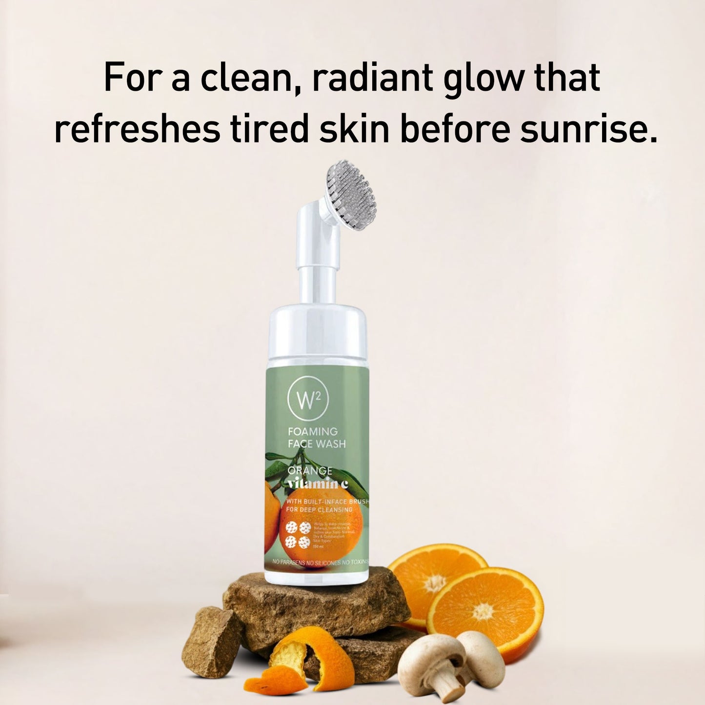 Orange Foaming Face wash