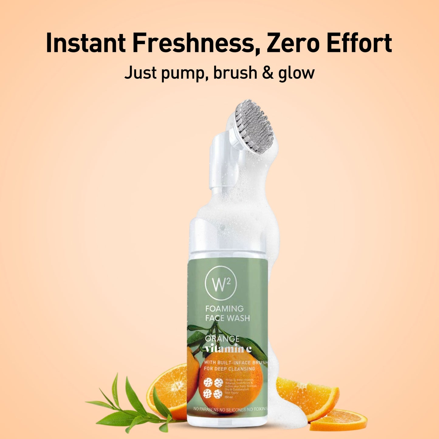 Orange Foaming Face wash