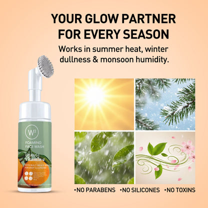 Orange Foaming Face wash