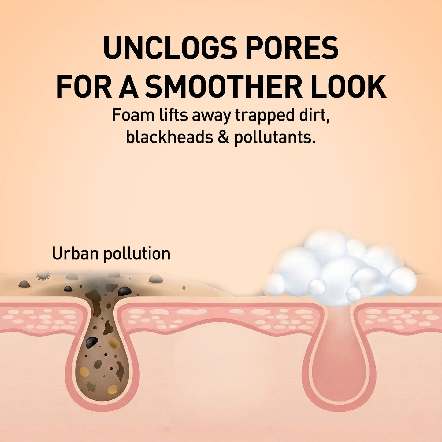 Orange Foaming Face wash