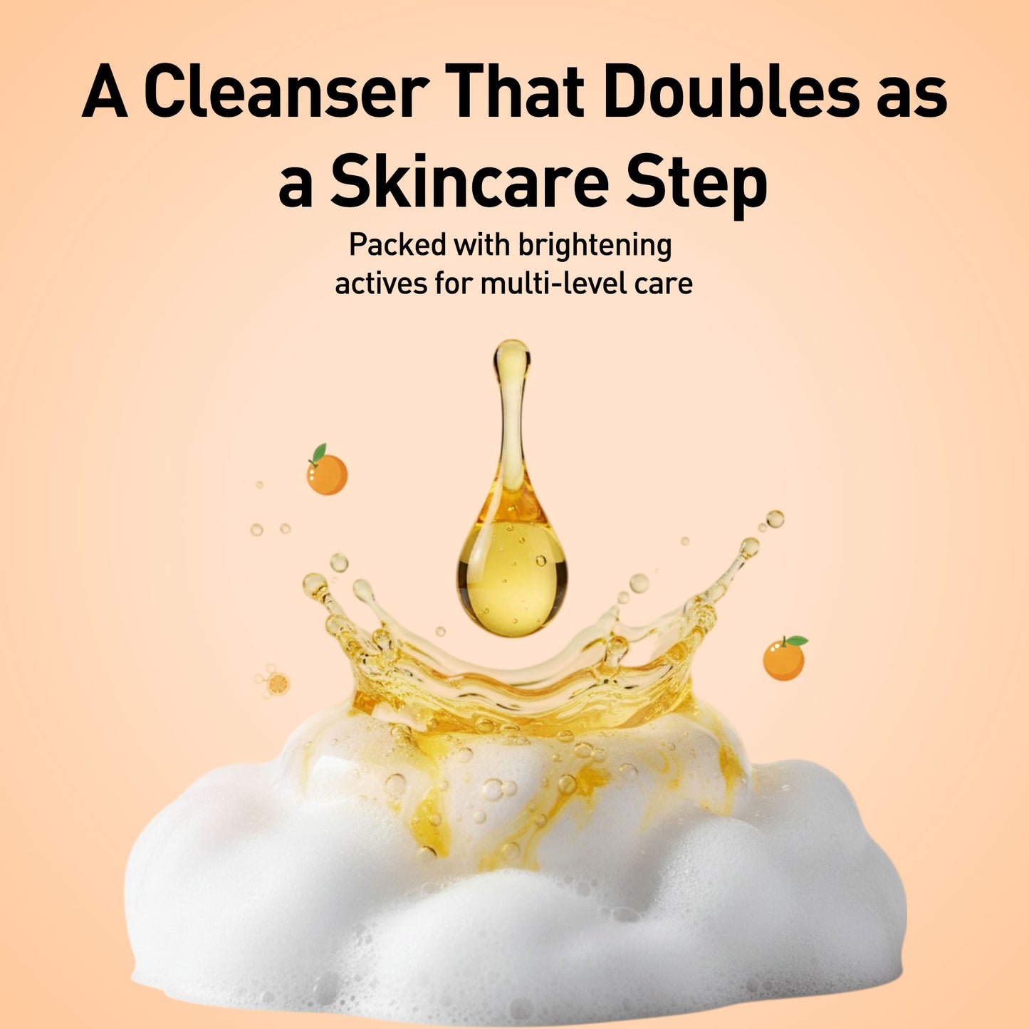 Orange Foaming Face wash
