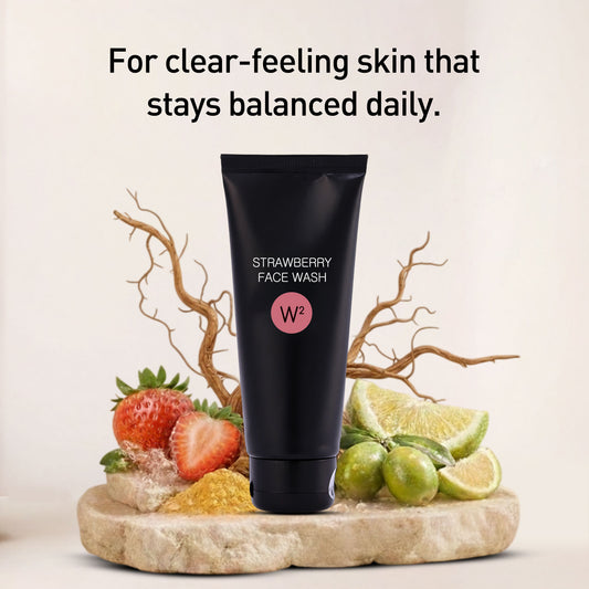W2 strawberry Face wash-Black