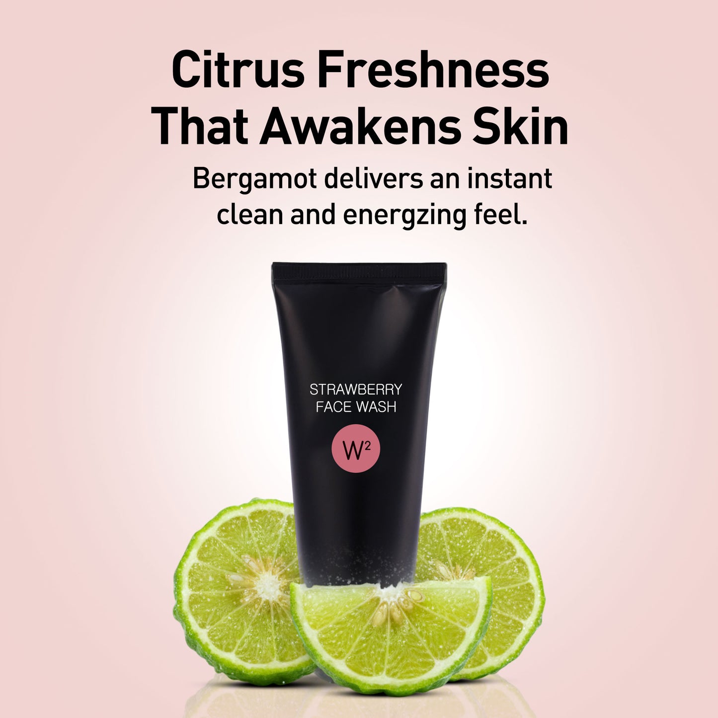 W2 strawberry Face wash-Black