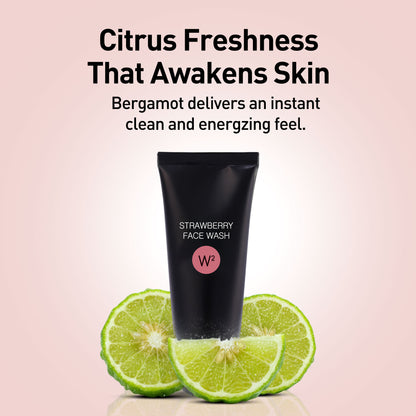 W2 strawberry Face wash-Black