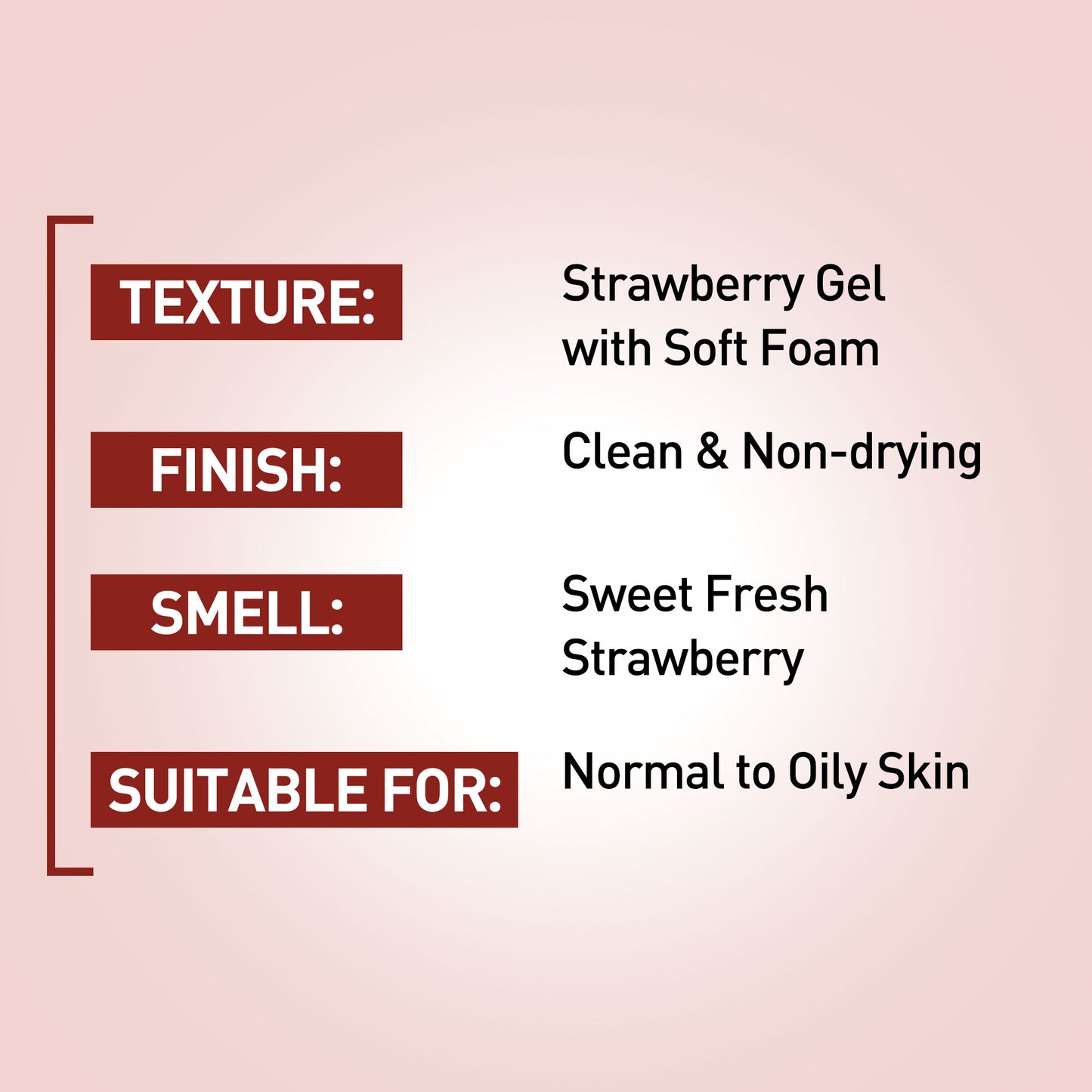 W2 strawberry Face wash-Black