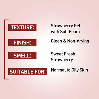 W2 strawberry Face wash-Black