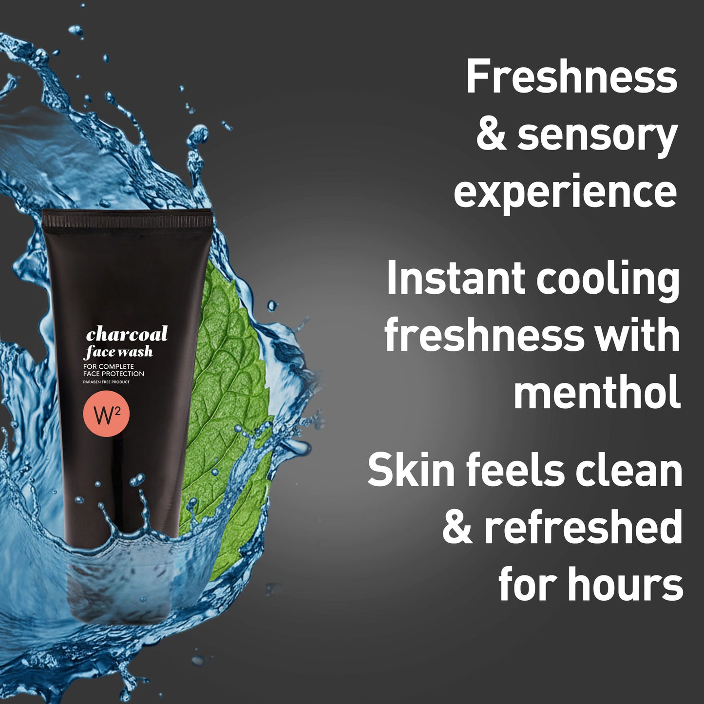 W2 Charcoal Face Wash