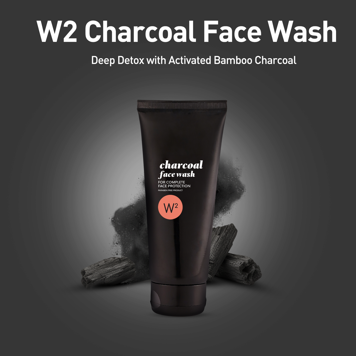 W2 Charcoal Face Wash