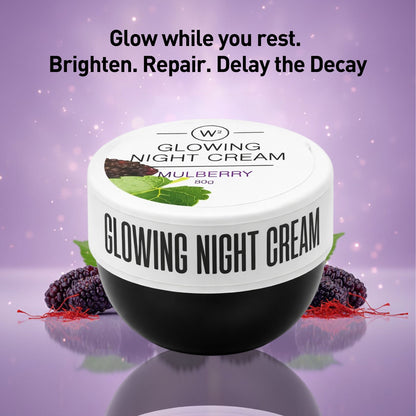 Glowing Night Cream - Mulberry