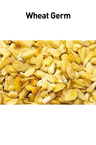 Wheat germ with 'Wheat Germ' text above it on a white background
