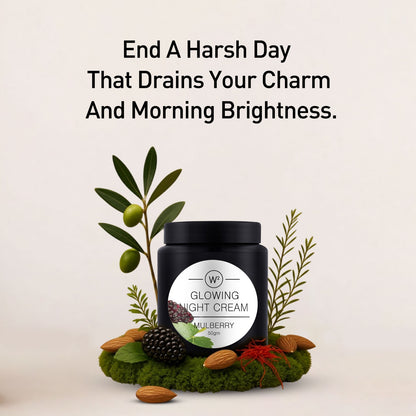 Glowing Night Cream - Mulberry