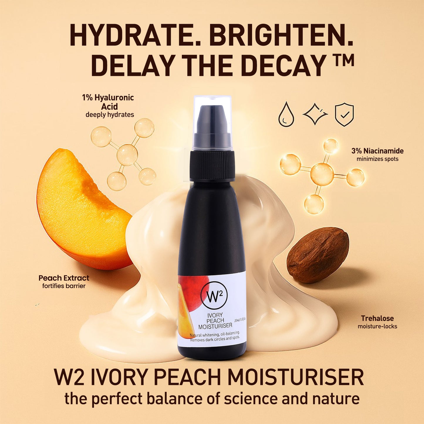 Ivory Peach Moisturiser